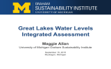 Great Lakes Water Levels Integrated Assessment Maggie Allan