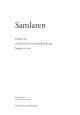 Samlaren Tidskrift för svensk litteraturvetenskaplig forskning Årgång 26 2005