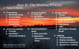 Part II: The Writing Process