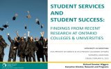STUDENT SERVICES AND STUDENT SUCCESS: FINDINGS FROM RECENT