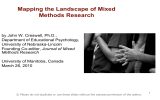Mapping the Landscape of Mixed Methods Research