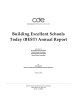 Building Excellent Schools Today (BEST) Annual Report