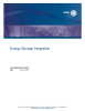 Energy Storage Integration  RECOMMENDATION PAPER Date: