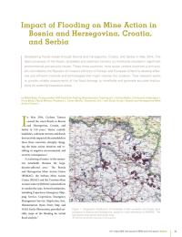 Impact of Flooding on Mine Action in Bosnia and Herzegovina, Croatia,