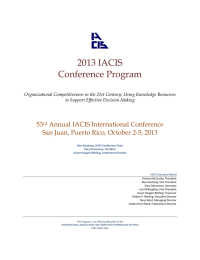 2013 IACIS Conference Program