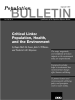 BULLETIN Population Critical Links: Population, Health,