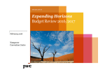 Expanding Horizons Budget Review 2016/2017 February 2016 Nampower