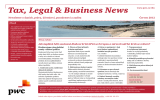 Tax, Legal &amp; Business News www.pwc.cz/tbn