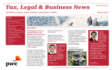 Tax, Legal &amp; Business News Březen 2012 www.pwc.cz/tbn