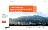 IV Encuesta de Responsabilidad Social en Venezuela Edición 2014