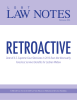 RETROACTIVE LAW NOTES