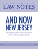 AND NOW NEW JERSEY LAW NOTES Marriage equality in NJ; HI could follow
