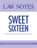 SWEET SIXTEEN LAW NOTES Hawaii &amp; Illinois join marriage equality club