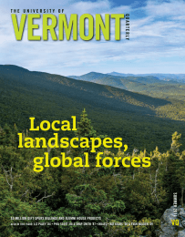 VERMONT Local landscapes, global forces