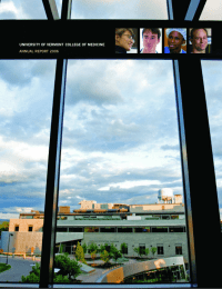 UNIVERSITY OF VERMONT COLLEGE OF MEDICINE ANNUAL REPORT 2006