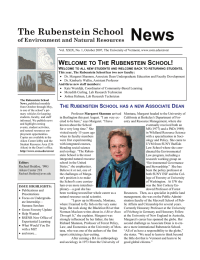 News The Rubenstein School W