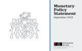 Monetary Policy Statement September 2015