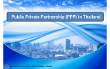 Public Private Partnership (PPP) in Thailand