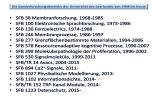 Die Sonderforschungsbereiche der Universität des Saarlandes von 1968 bis heute