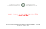 Transsib Transport Corridor: Integration in the Global  Transport Network 