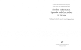 Studien zu Literatur, Sprache und Geschichte Europa in