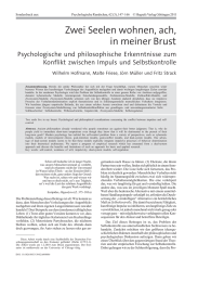 147 Impuls und Selbstkontrolle Psychologische Rundschau, 62 (3), 147–166