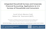 Integrated Household Surveys and Corporate Financial Accounting: Applications to U.S.