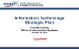 Information Technology Strategic Plan TRANSPORTATION Tom McCullion
