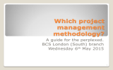 Which project management methodology? A guide for the perplexed.