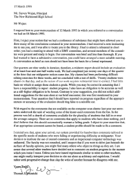 Thomas Woznicki Letters re: Formal Reprimand (New Richmond, WI School District)