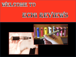 Get Best Ecigs for Beginners and Advanced Users