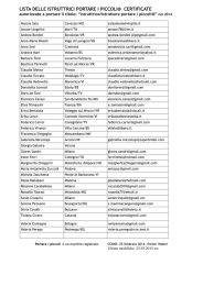 la lista completa delle istruttrici portare i piccoli