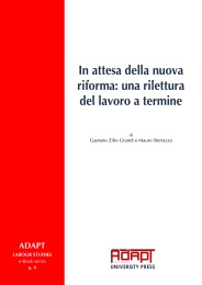 In attesa della nuova riforma: una rilettura del lavoro a termine