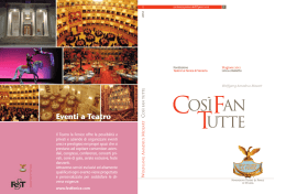 COSÌ FAN TUTTE - Teatro La Fenice