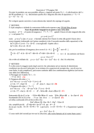 Esercizio n° 378 pagina 366 Fra tutte le parabole con asse parallelo