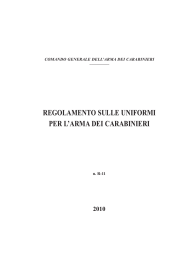 Layout - UNAC Unione Nazionale Arma Carabinieri