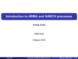 An introduction to ARMA and GARCH processes 402KB