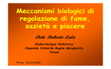 Meccanismi biologici di regolazione di fame