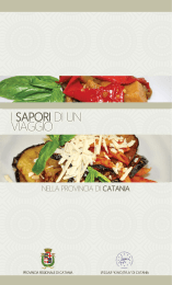 I sapori - Turismo Catania - Provincia Regionale di Catania