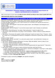 impresa individuale: iscrizione con immediato inizio dell`attività