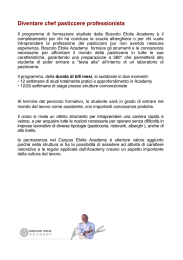 Diventare chef pasticcere