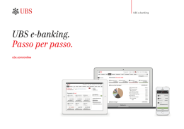 UBS e-banking - Passo per passo