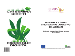 La tratta e il grave sfruttamento lavorativo dei migranti 2015