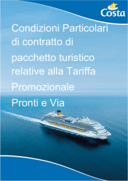 Condizioni Particolari di contratto di pacchetto