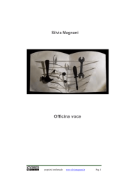 Officina voce - Silvia Magnani