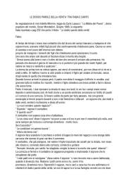 le dodici parole della verita` tra fiaba e canto