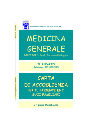 MEDICINA GENERALE - Azienda Ospedaliera di Padova