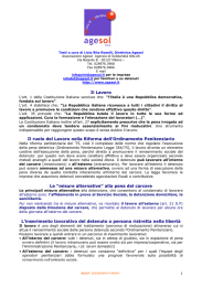1 Il Lavoro Il ruolo del Lavoro nella Riforma dell`Ordinamento