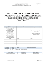 valutazione e gestione del paziente che necessita di esami