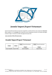 Joomla! Import/Export Virtuemart